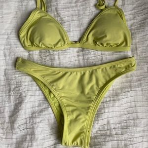Green/Yellow bikini set